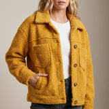 Emily | Elegant Teddy Spring Coat