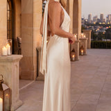 Sienna Valérie | Satin Wedding Guest Maxi Dress
