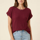Marielle Solène | Textured Summer T Shirt