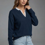 Anne | Lace Detail Blouse