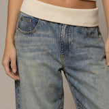 Calindra | Relaxed Fit Jeans Elastic Waistband