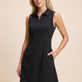Rubi Élancé | Sporty Chic Polo Midi Dress