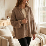 Marielle | Oversized Button Front Knit Cardigan