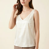 Camila Évelyne | Draped V Neck Top