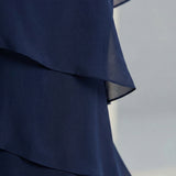 Elarisse | Ruffle Midi Dress Flowing Timeless Comfort Elegance