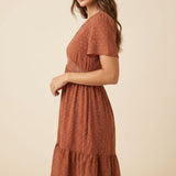 Jora Vivienne | Polkadot Ruffle Mini Dress