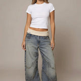 Calindra | Relaxed Fit Jeans Elastic Waistband