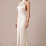 Sienna Valérie | Satin Wedding Guest Maxi Dress