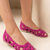 Vivara Noelle | Suede Cross Strap Sandals