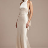 Sienna Valérie | Satin Wedding Guest Maxi Dress