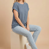 Marielle Solène | Textured Summer T Shirt