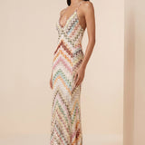 Alessia Monroe | Graphic Print Maxi Dress