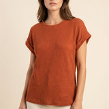 Marielle Solène | Textured Summer T Shirt