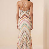 Alessia Monroe | Graphic Print Maxi Dress