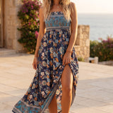 Jheda Soleil | Floral Smocked Maxi Summer Dress