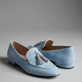 Kirsten | Silver Tassel Slip-On Loafers