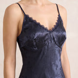 Nerissa Éclat | Jacquard Lace Wedding Guest Maxi Dress
