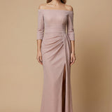 Ardena | Off-Shoulder Slit Evening Dress