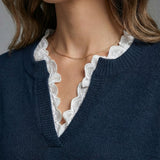 Anne | Lace Detail Blouse
