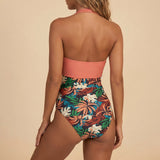 Tropical Dunya | Sculpted V Neck Swimsuit