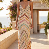 Alessia Monroe | Graphic Print Maxi Dress