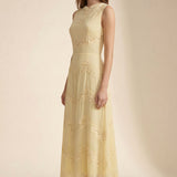 Colette Lumière | Linen Blend Summer Maxi Dress