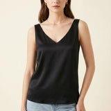 Camila Évelyne | Draped V Neck Top