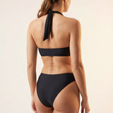 Noctura | Halter Ring Cutout High Leg One Piece Swimsuit