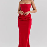 Aveline | Strapless Corset Evening Dress
