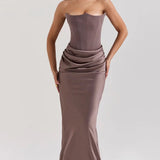 Aveline | Strapless Corset Evening Dress