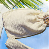 Seychelle Glow | Ruched Bandeau Ring Bikini Set