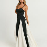 Portofina | Paneled A-Line Elegance Dress