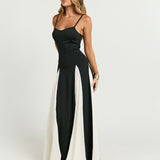 Portofina | Paneled A-Line Elegance Dress
