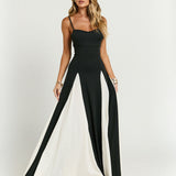 Portofina | Paneled A-Line Elegance Dress