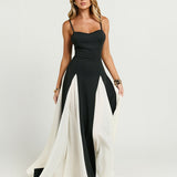 Portofina | Paneled A-Line Elegance Dress