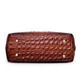 Oriana | Crocodile Pattern Handbag Top Handle Shoulder Strap