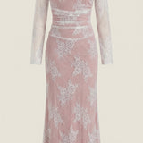 Isolde Amara | Lace Maxi Evening Dress