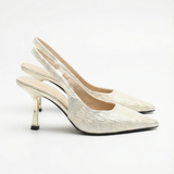 Vivienne Celeste | Slingback Pointed Toe Pumps