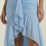Rosalie Evienne | Ruffle High Low Wedding Guest Dress