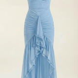 Rosalie Evienne | Ruffle High Low Wedding Guest Dress
