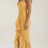 Rosalie Evienne | Ruffle High Low Wedding Guest Dress