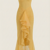 Rosalie Evienne | Ruffle High Low Wedding Guest Dress