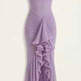 Rosalie Evienne | Ruffle High Low Wedding Guest Dress