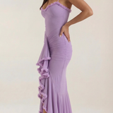 Rosalie Evienne | Ruffle High Low Wedding Guest Dress