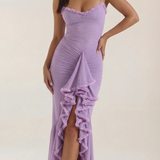 Rosalie Evienne | Ruffle High Low Wedding Guest Dress