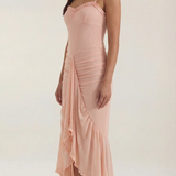 Rosalie Evienne | Ruffle High Low Wedding Guest Dress