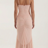Rosalie Evienne | Ruffle High Low Wedding Guest Dress