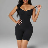 Elisa | Seamless Shapewear Bodysuit Open Crotch Full Body