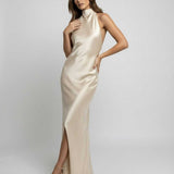 Sienna Valérie | Satin Wedding Guest Maxi Dress