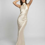 Sienna Valérie | Satin Wedding Guest Maxi Dress